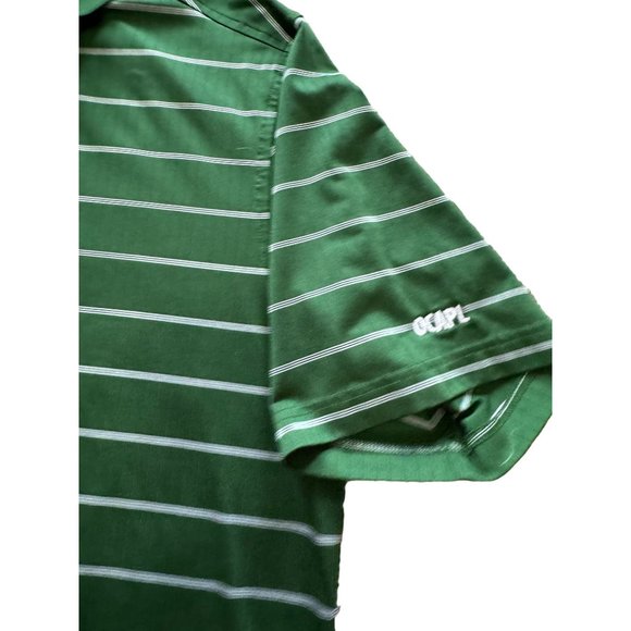 PING GREEN STRIPPED POLO SHIRT SIZE MEDIUM | E2 - Picture 7 of 9